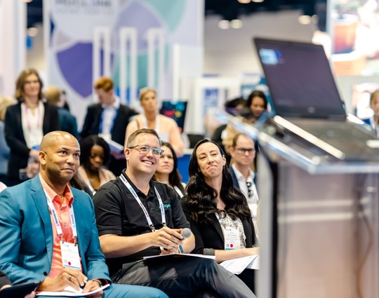 Attendees at the HIMSS Global Conference