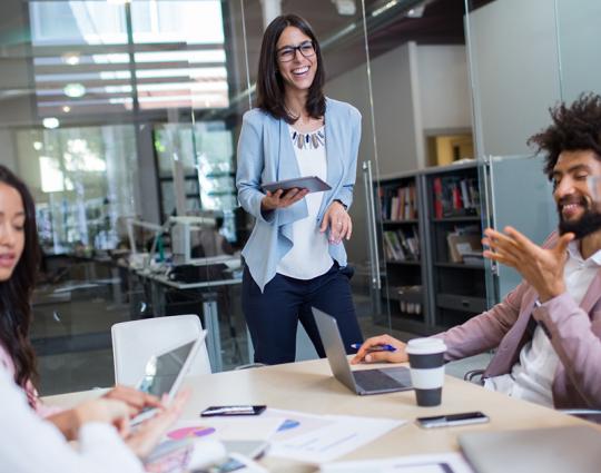 Healthcare team having a meeting