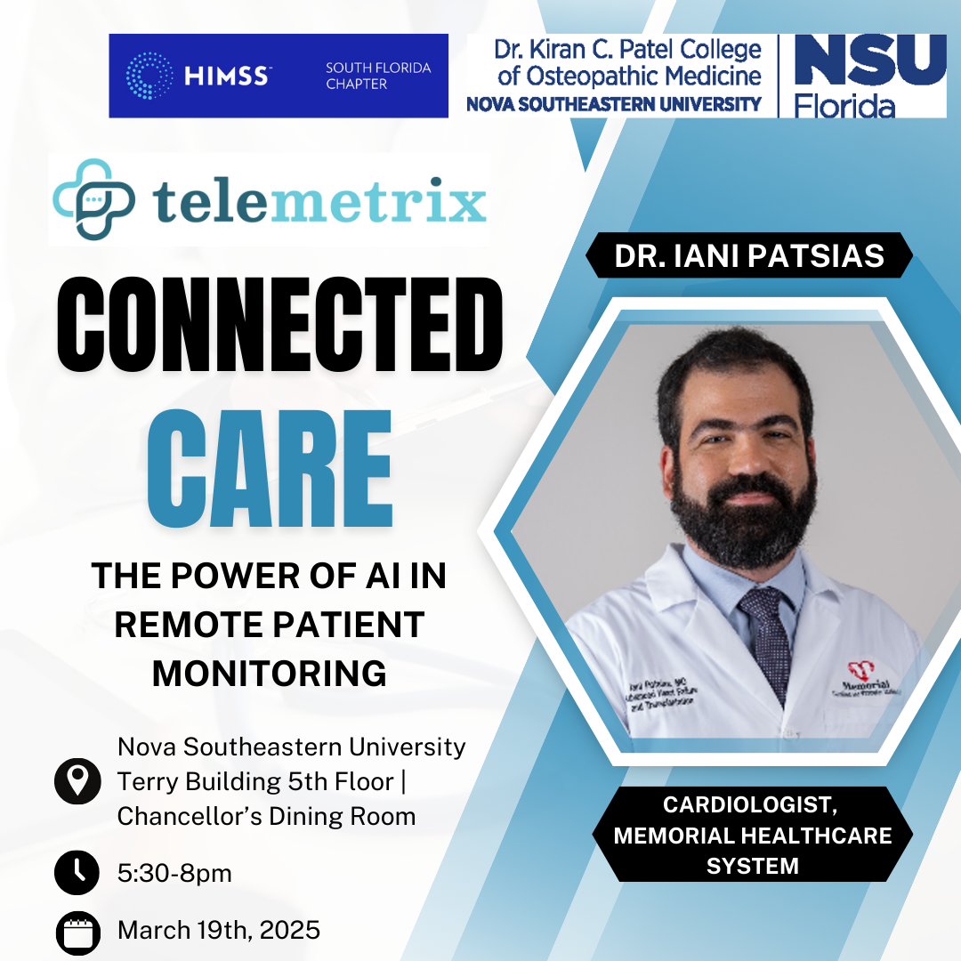 Connected Care: The Power of AI in Remote Patient Monitoring - Event Flyer